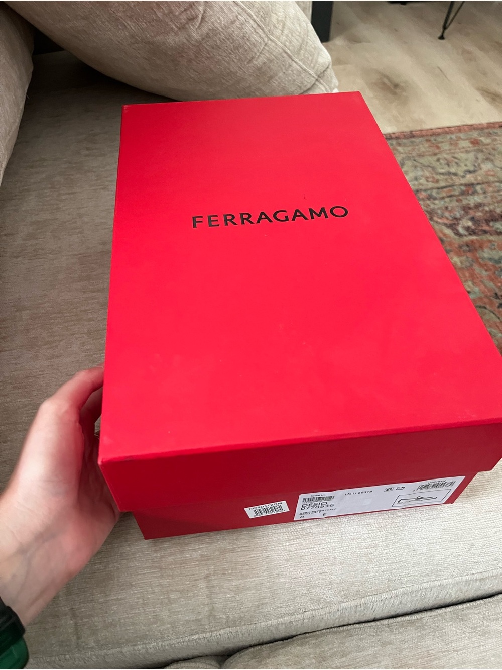 Ferragamo shoe box